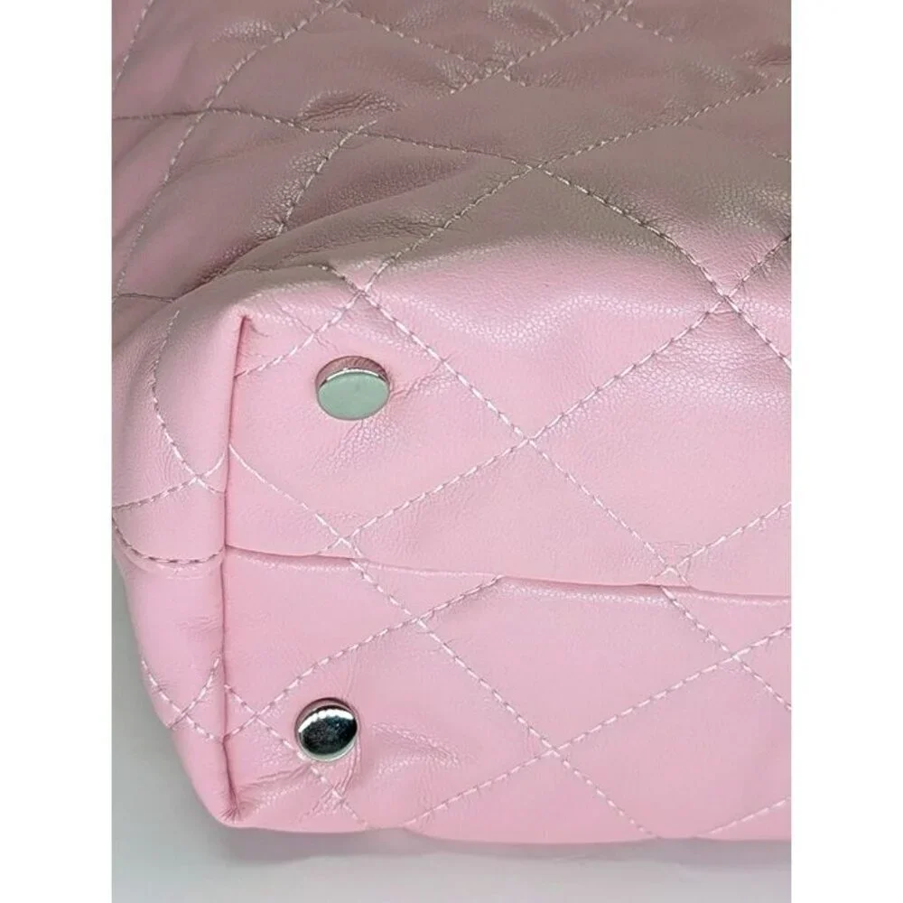 I.N.C. International Concepts Andria Quilted Extra Large Tote Pink (MSRP $100)